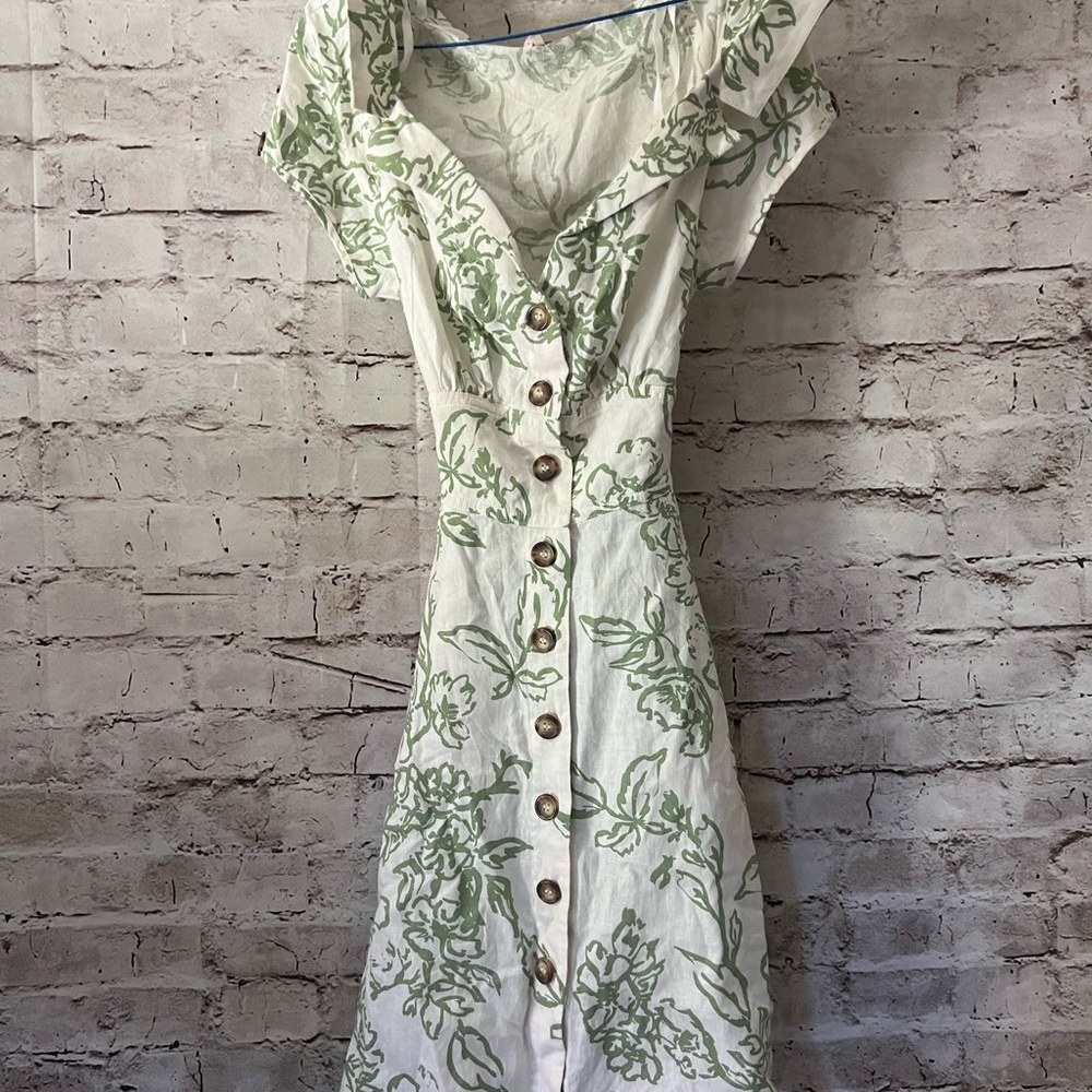 Free People A Thing Called Love Ivory Mini Dress - Picture 2 of 7